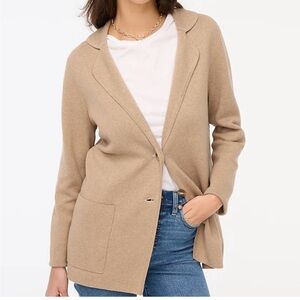 Jcrew factory cotton blazer cardigan